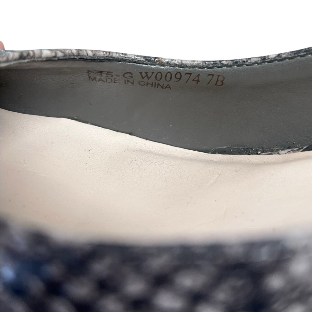Cole Haan Lena snake print leather wedge heels - Picture 8 of 8